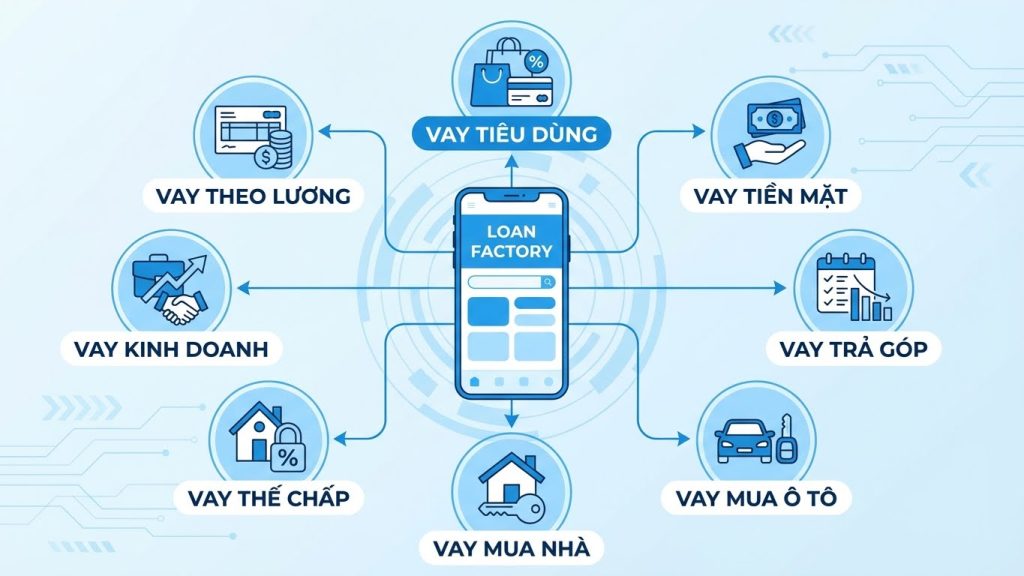 Loan Factory cung cấp những loại khoản vay nào?